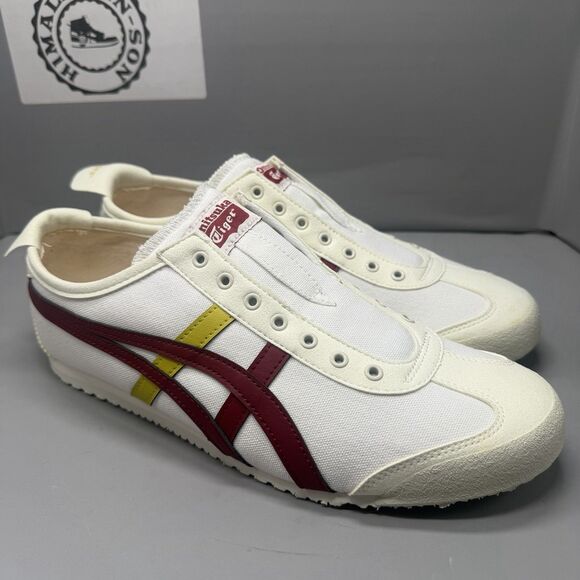 Onitsuka Tiger Mexico 66 Slip-On Cream / Beet Juice Men’s Shoes Size 10 EU 44 main image 16